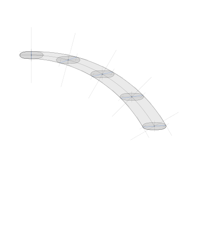 calligraphed curve II clipart