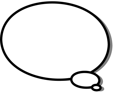 Callout circle right clipart