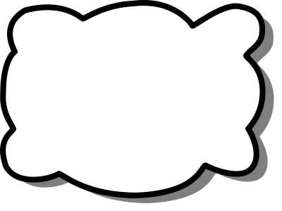 Callout cloud clipart