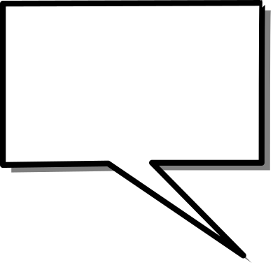 Callout rectangle right clipart