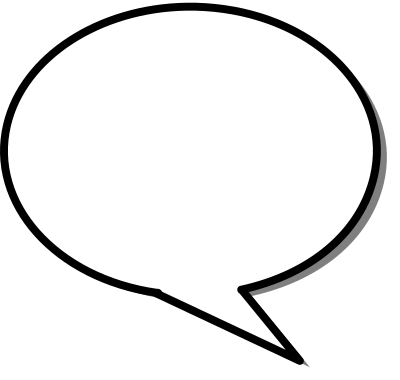 Callout round right clipart