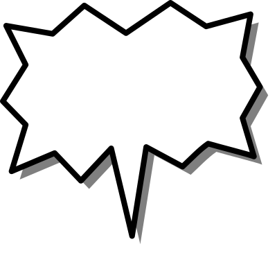 Callout segmented center clipart
