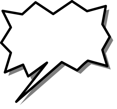Callout segmented left clipart