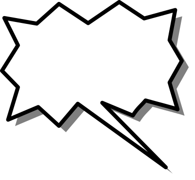 Callout segmented right clipart
