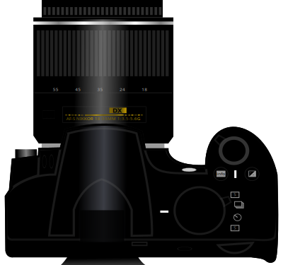 Camera DSLR clipart