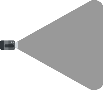 Camera field of view clipart