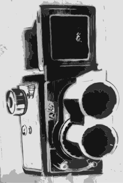 Camera Streetart HK Autotrace 1 clipart
