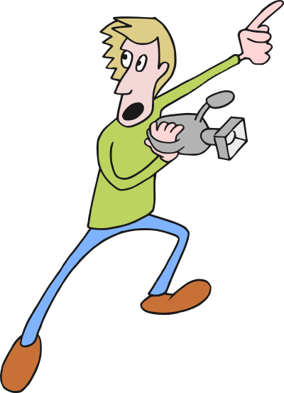 Cameraman clipart