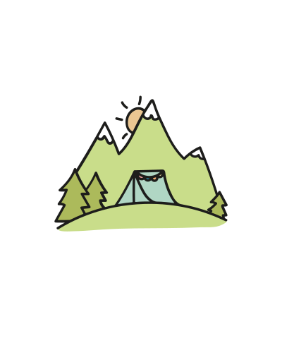 Camp lover clipart