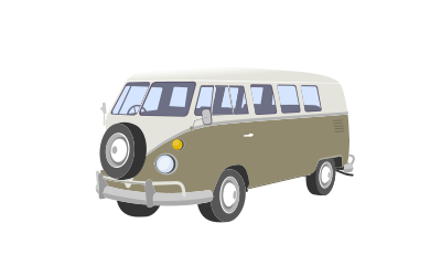 Camper Van clipart
