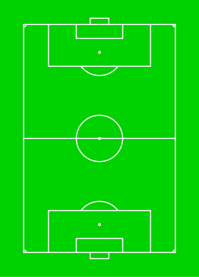 Campo da Calcio Senza Scritte clipart