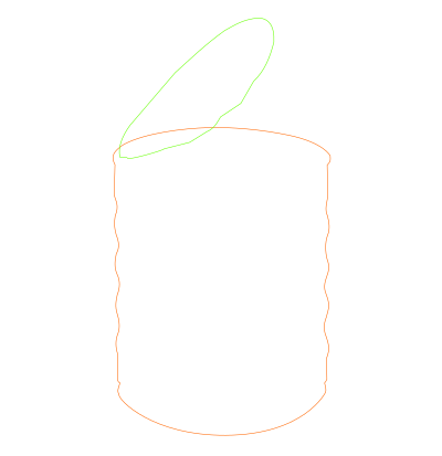 Can - coloured clipart
