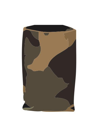 Can Coolie Camo clipart