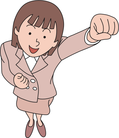 Can Do Female (#2) clipart