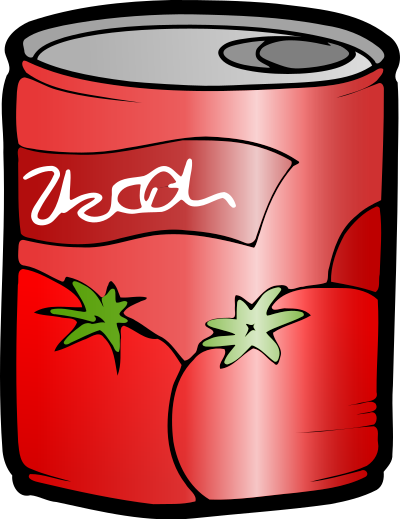 Can of Tomato Juice clipart