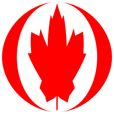 Canada Flag Sphere clipart