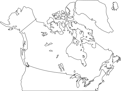 Canada Map clipart
