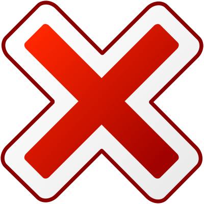 Cancel clipart