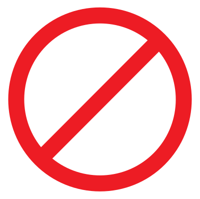 Cancel icon clipart