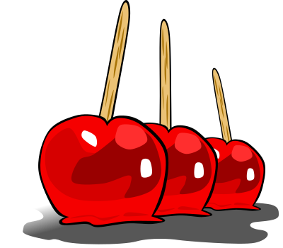 Candied Apples clipart