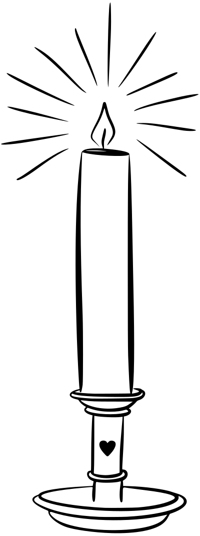 Candle 3 clipart