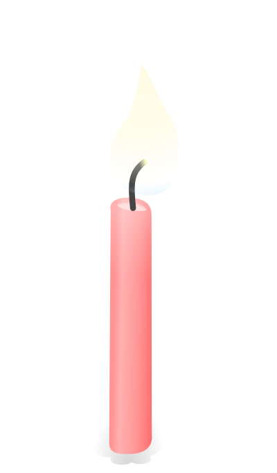 Candle clipart