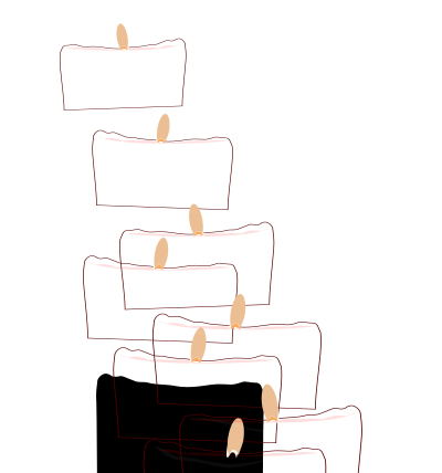 candles, Å¾vakÄ—s clipart
