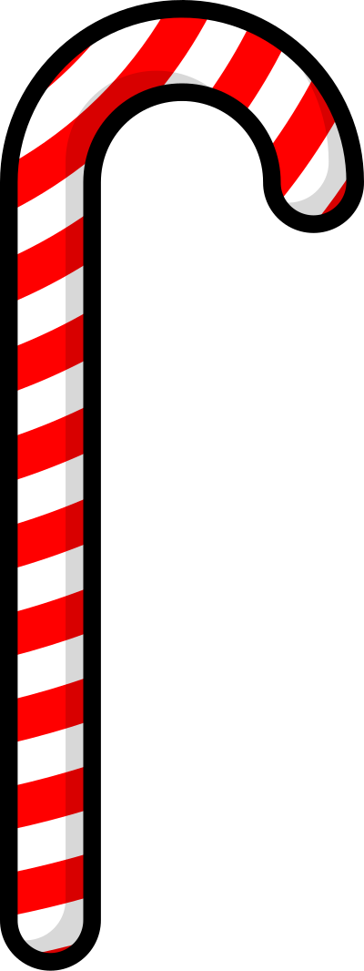 Candy cane clipart