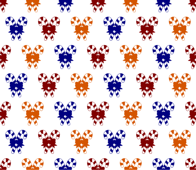 Candy cane pattern clipart