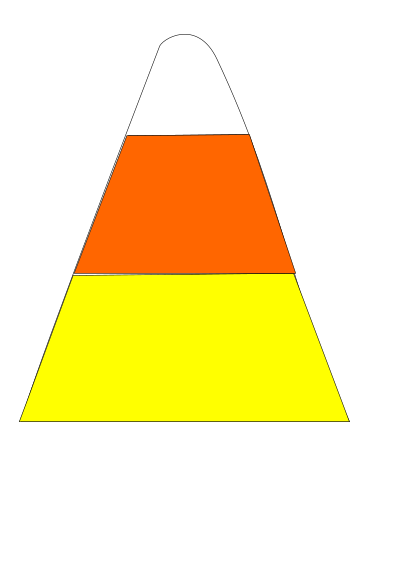 Candy corn clipart