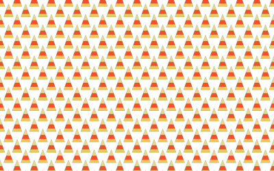 Candy Corn Seamless Pattern 3 clipart