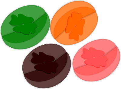 Candy drops clipart