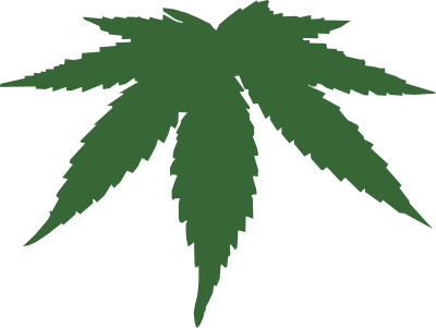 Cannabis leaf clipart