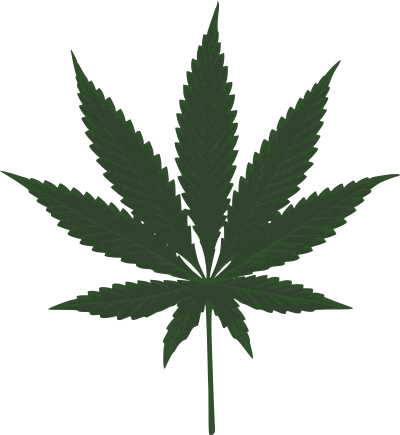 Cannabis leafs clipart