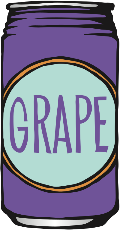 Canned Grape Juice clipart