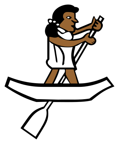 Canoe (Canoa, akalpechtli) clipart