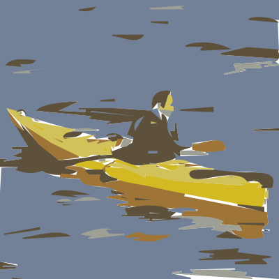 Canoeing clipart