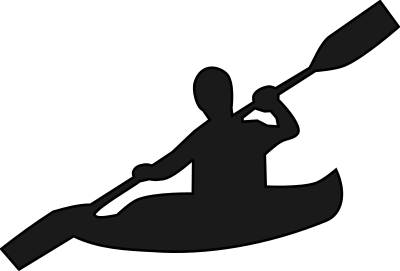 Canoeing clipart
