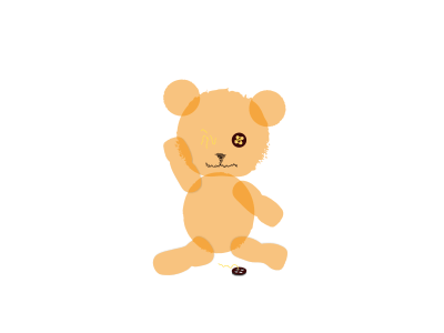 canvas Teddy Bear clipart