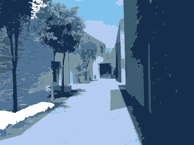 Caochangdi AiWeiWei Designed Buildings clipart