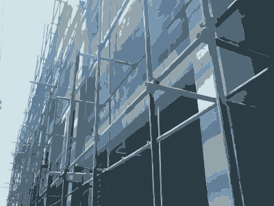 Caochangdi Scaffolding clipart