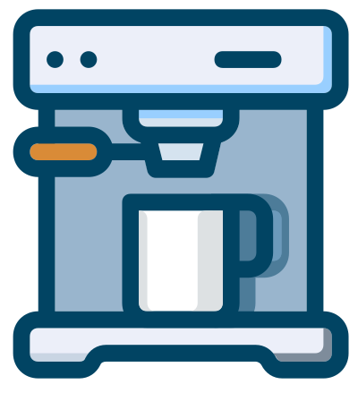 Cappuccino machine clipart