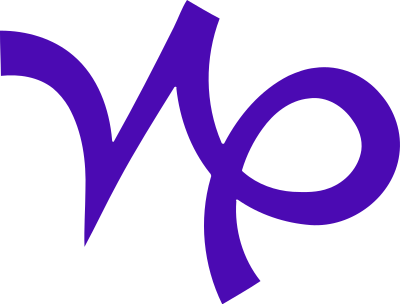 Capricorn symbol 2 clipart