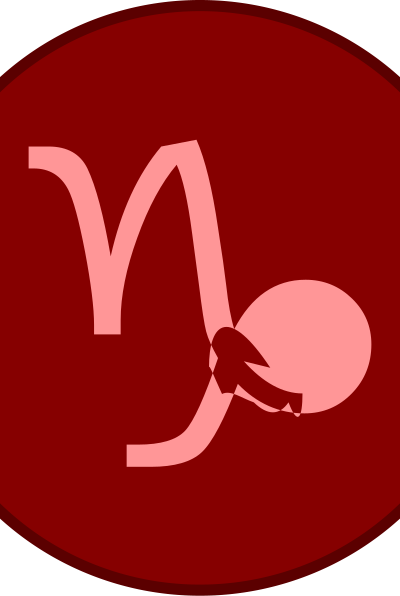 Capricorn symbol clipart