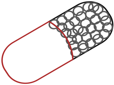 Capsule / Kapsel transparent clipart
