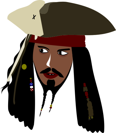 Captain Jack Sparrow clipart