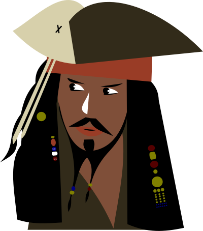 Captain of the Pirates clipart