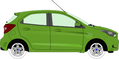 Car 13 (green) clipart