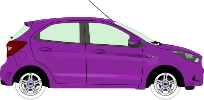 Car 13 (purple) clipart