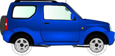 Car 15 (blue) clipart